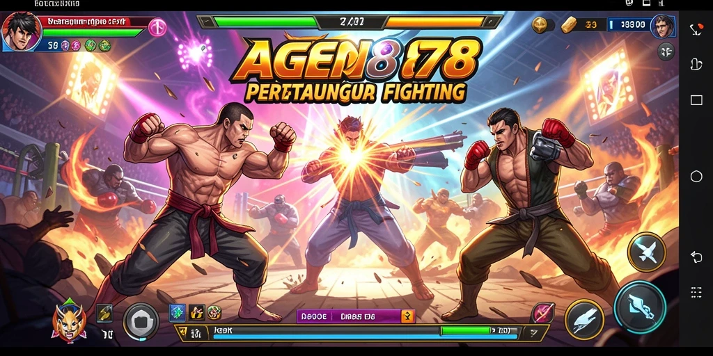 Tampilan aksi seru dalam gameplay AGEN878 yang mendebarkan.