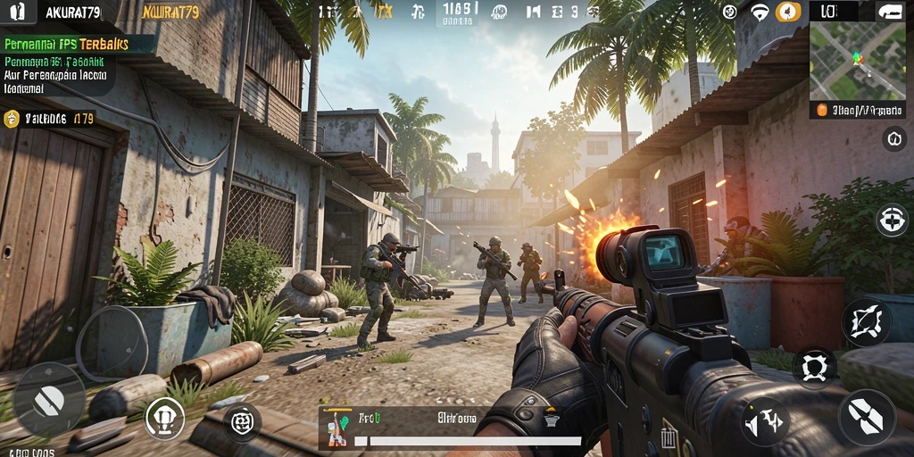 Tangkapan layar gameplay AKURAT79 menunjukkan aksi pertarungan yang intens.