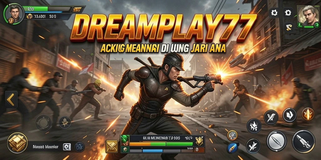 Tampilan gameplay <strong>DREAMPLAY77</strong> yang mendebarkan dan penuh aksi.