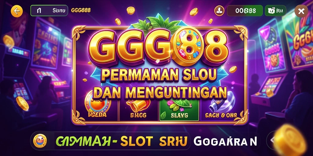 Tampilan grafis yang memukau dari gameplay Slot GGG888.