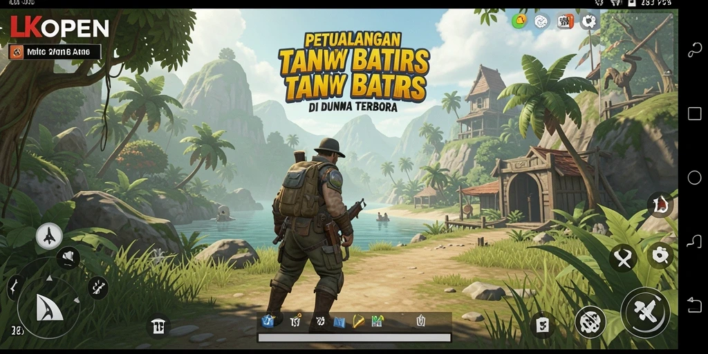 Tangkapan layar gameplay LKOPEN menampilkan petualangan Open World yang menakjubkan.
