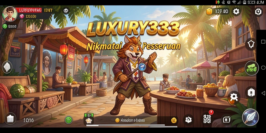 Gameplay LUXURY333 yang menghibur dan santai.