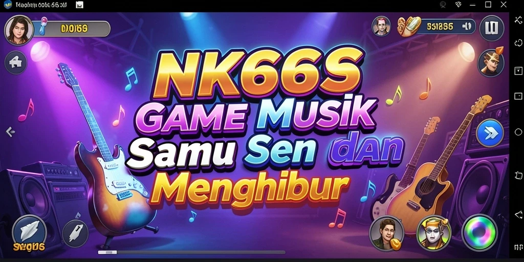 Tampilan gameplay NK666 yang seru dan menarik dengan irama musik.