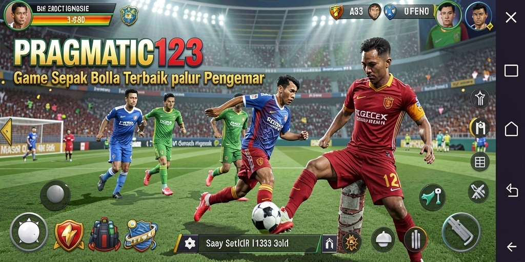 Tampilan gameplay PRAGMATIC123 yang menarik dengan nuansa sepak bola yang realistis.