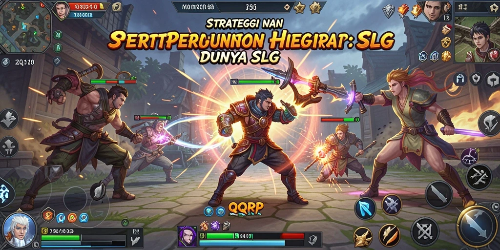 Menampilkan aksi strategi menarik dari gameplay QQRP.
