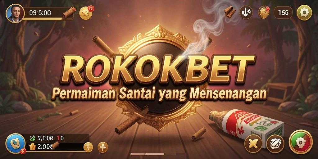 Tampilan gameplay ROKOKBET yang menarik dan berwarna-warni.