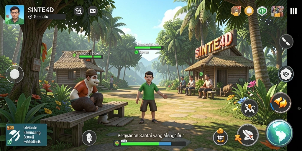 Gameplay menarik dari SINTE4D yang penuh tantangan.