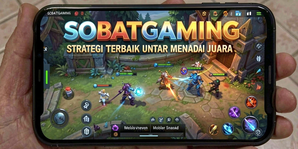 Screenshot utama SOBATGAMING menampilkan aksi pertempuran strategis dan mendebarkan.