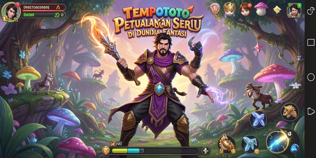 Tangkapan layar gameplay TEMPOTOTO yang penuh aksi dan petualangan.